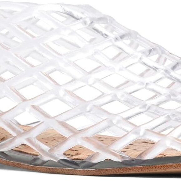 Jelly Flats Women Mesh Hollow Ballet Shoes Beach Sandals Rubber Sole - Picture 5 of 6